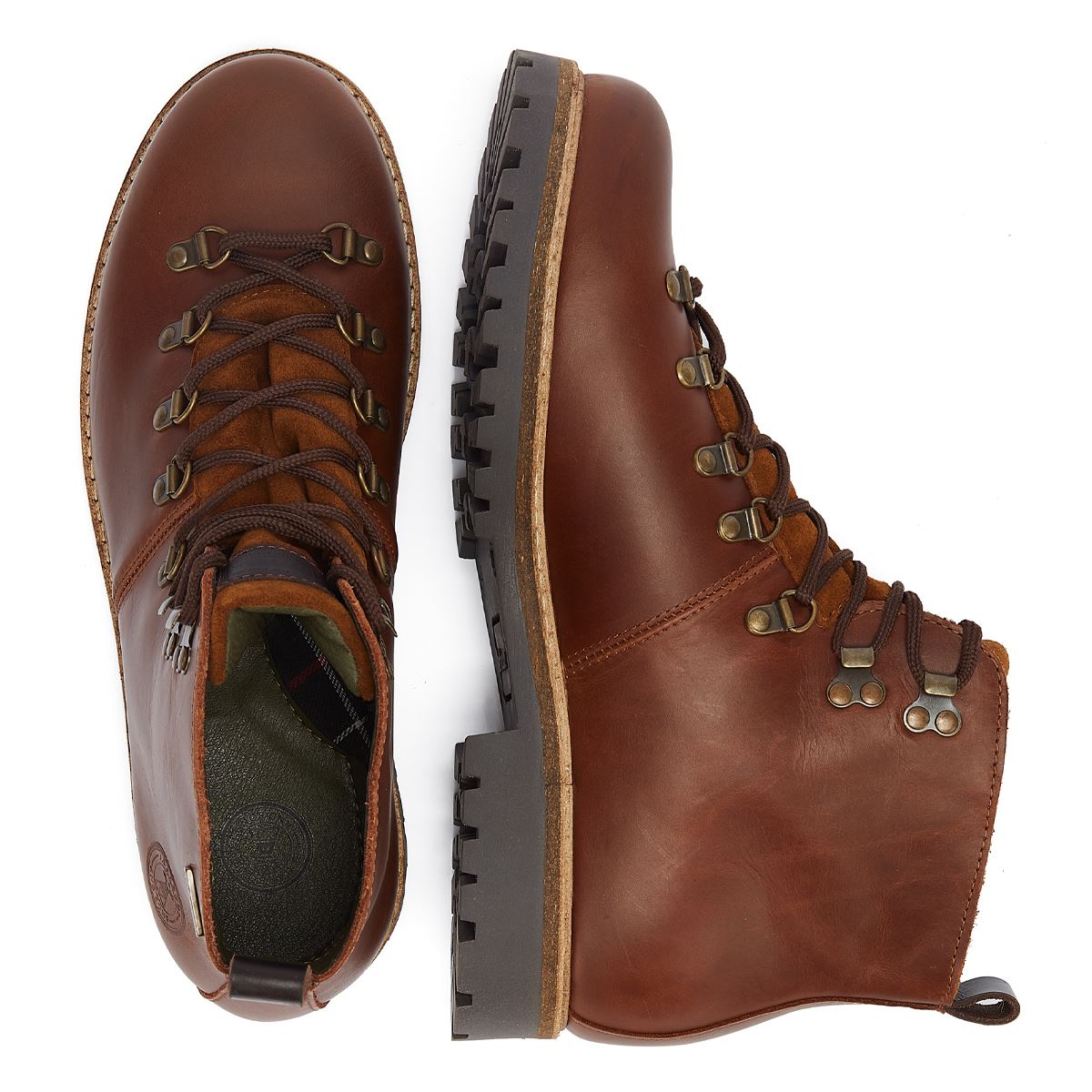 Barbour burghley sale boots chestnut