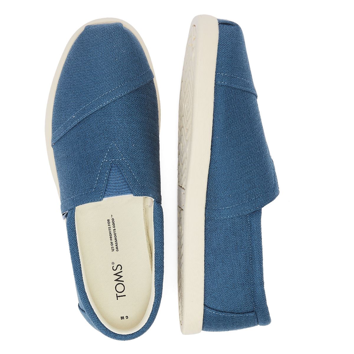 TOMS Woven Alp FWD  Men's Blue Sandal