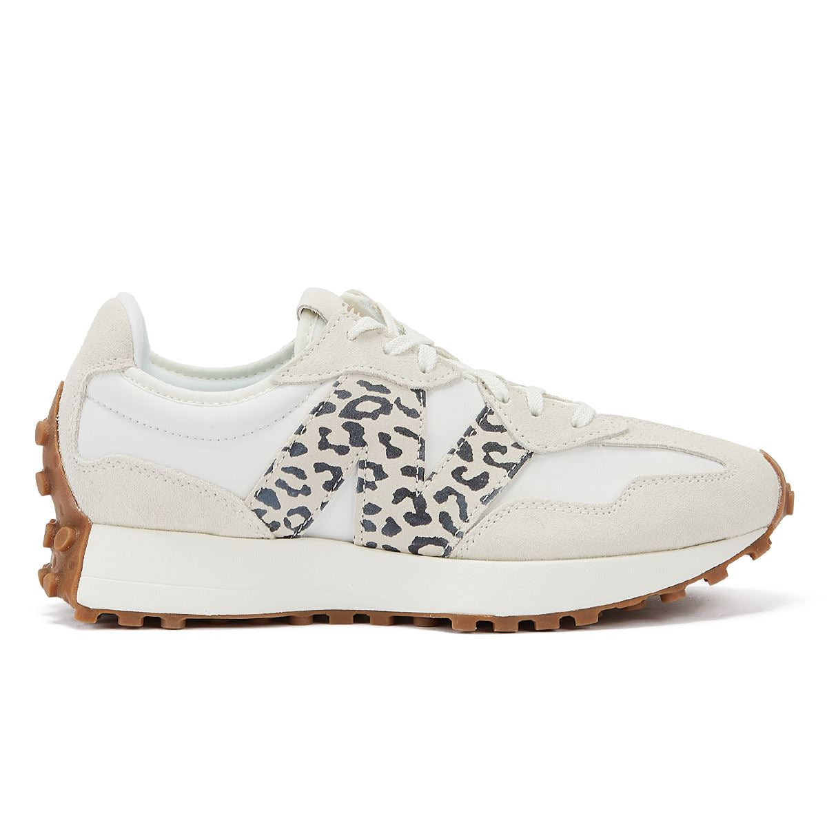 New Balance 327 Animal Print Sea Salt Women's White Sneakers