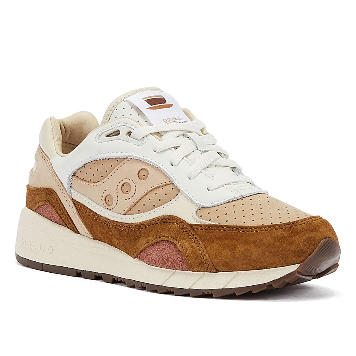 Saucony Shadow 6000 White Sneakers