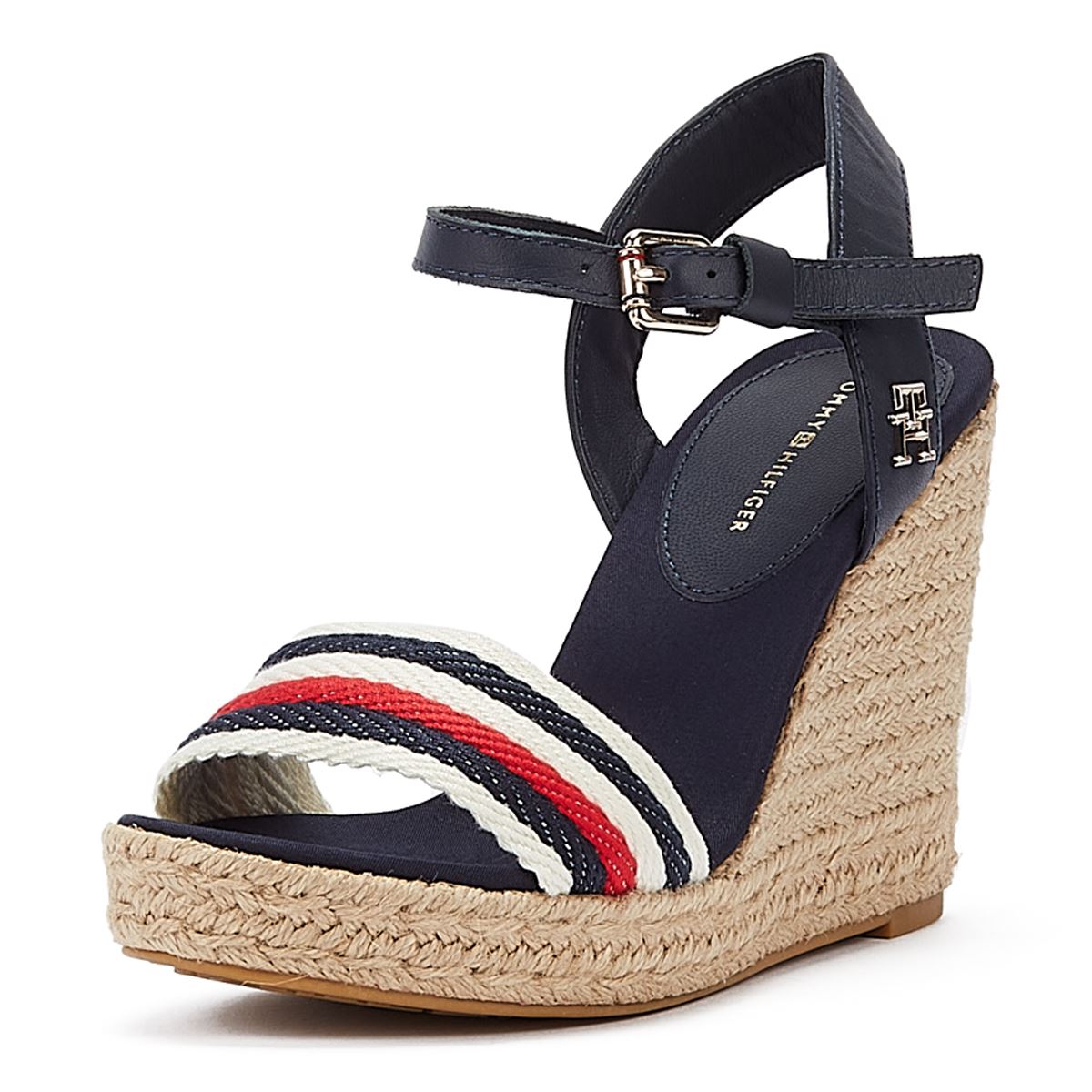 Tommy Hilfiger Corporate Wedge Women's Blue Sandal