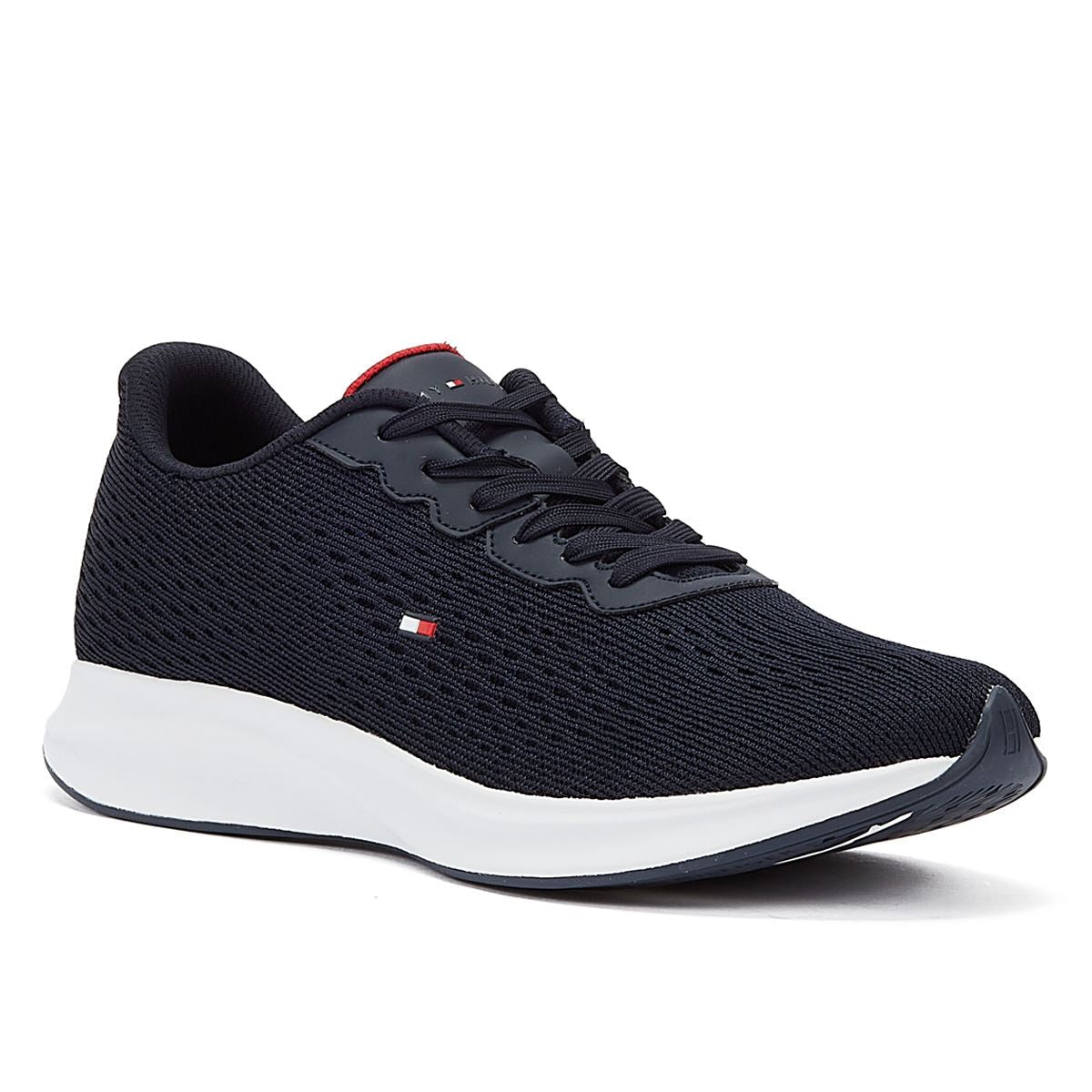 Tommy Hilfiger Light Runner Knit Flag Desert Sky Men's Black Sneakers