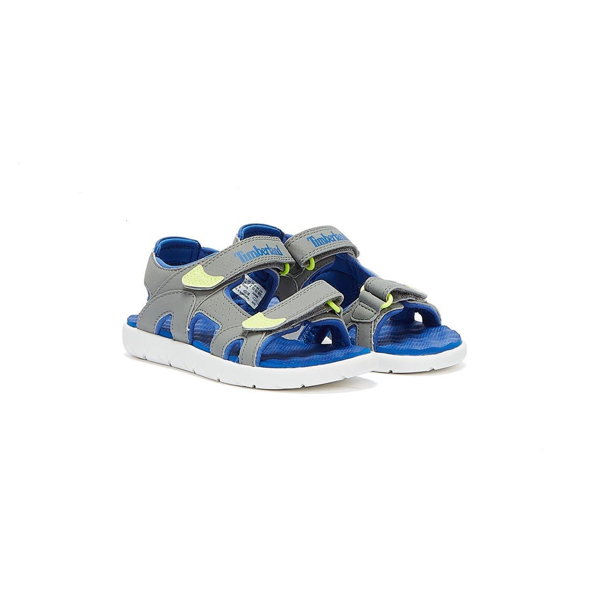 Timberland Perkins Row 2-Strap Toddlers Grey Sandals