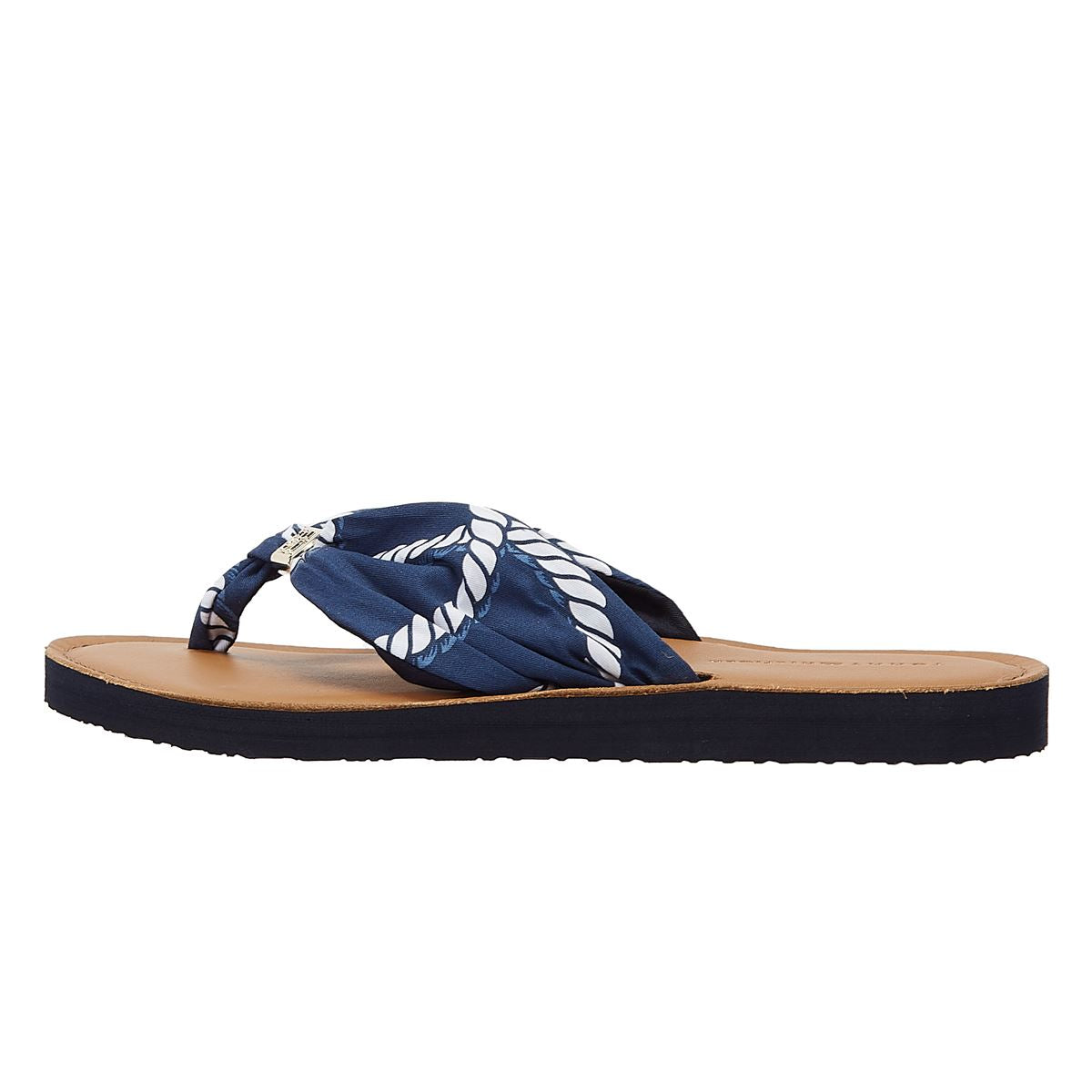 Tommy Hilfiger Elevated Beach Sandal Print Navy Women's Blue Sandal
