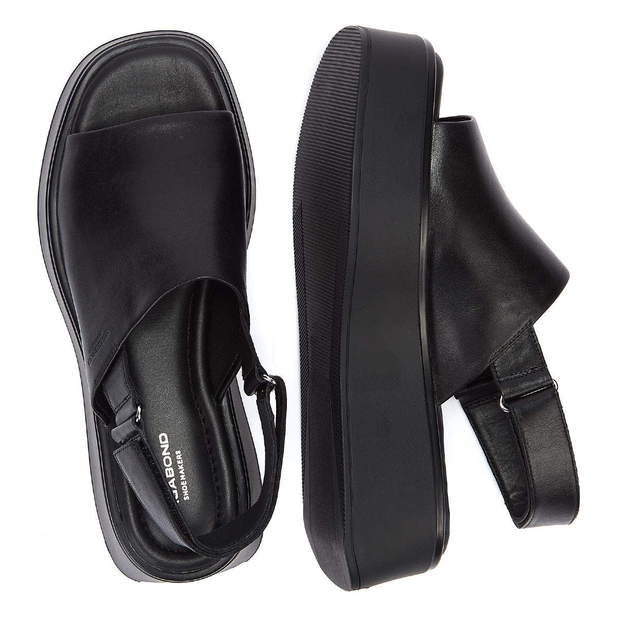 Vagabond Courtney Mule Slingback Women's Black Sandal