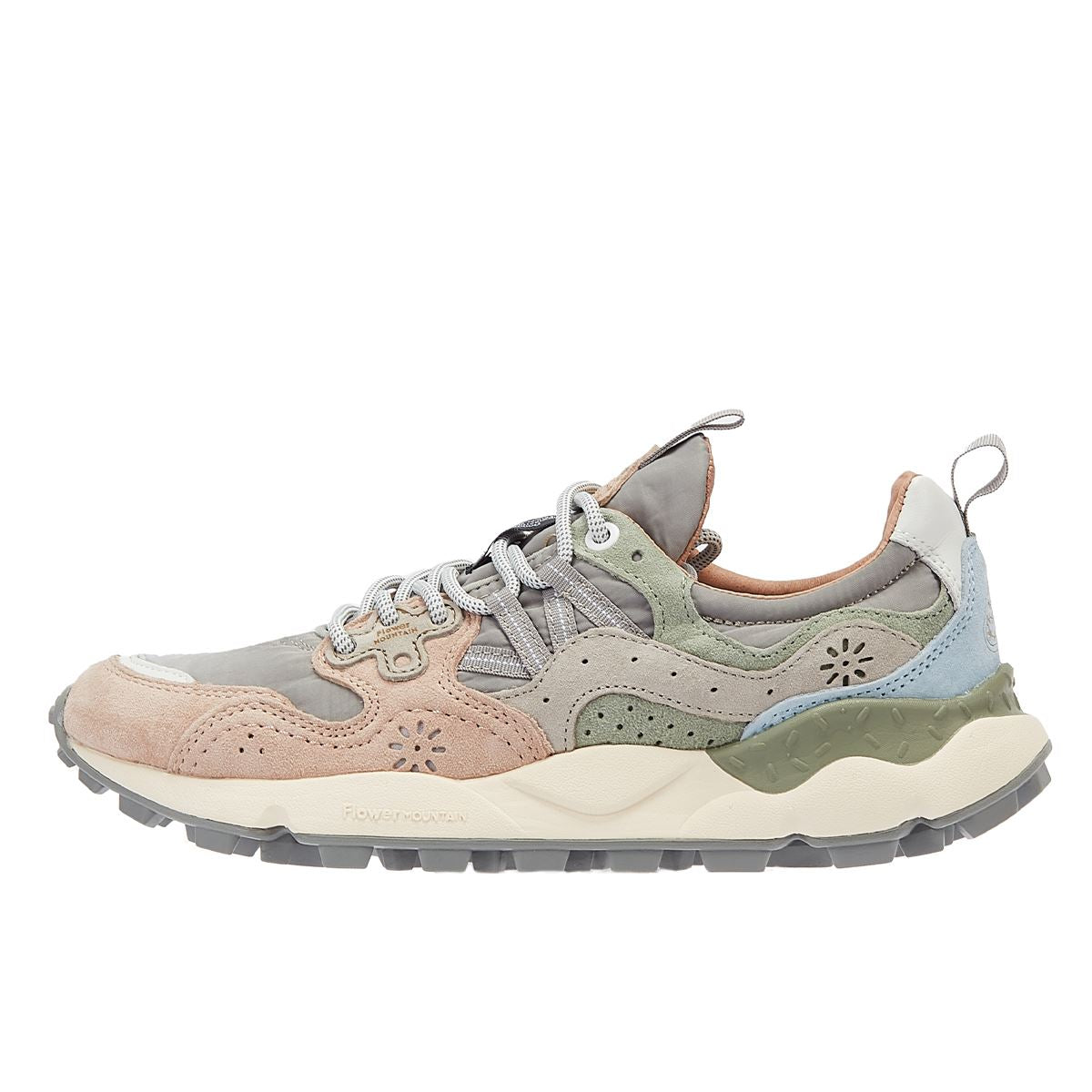 Flower Mountain Yamano 3 Uni Suede Nylon Women's Pink Sneakers