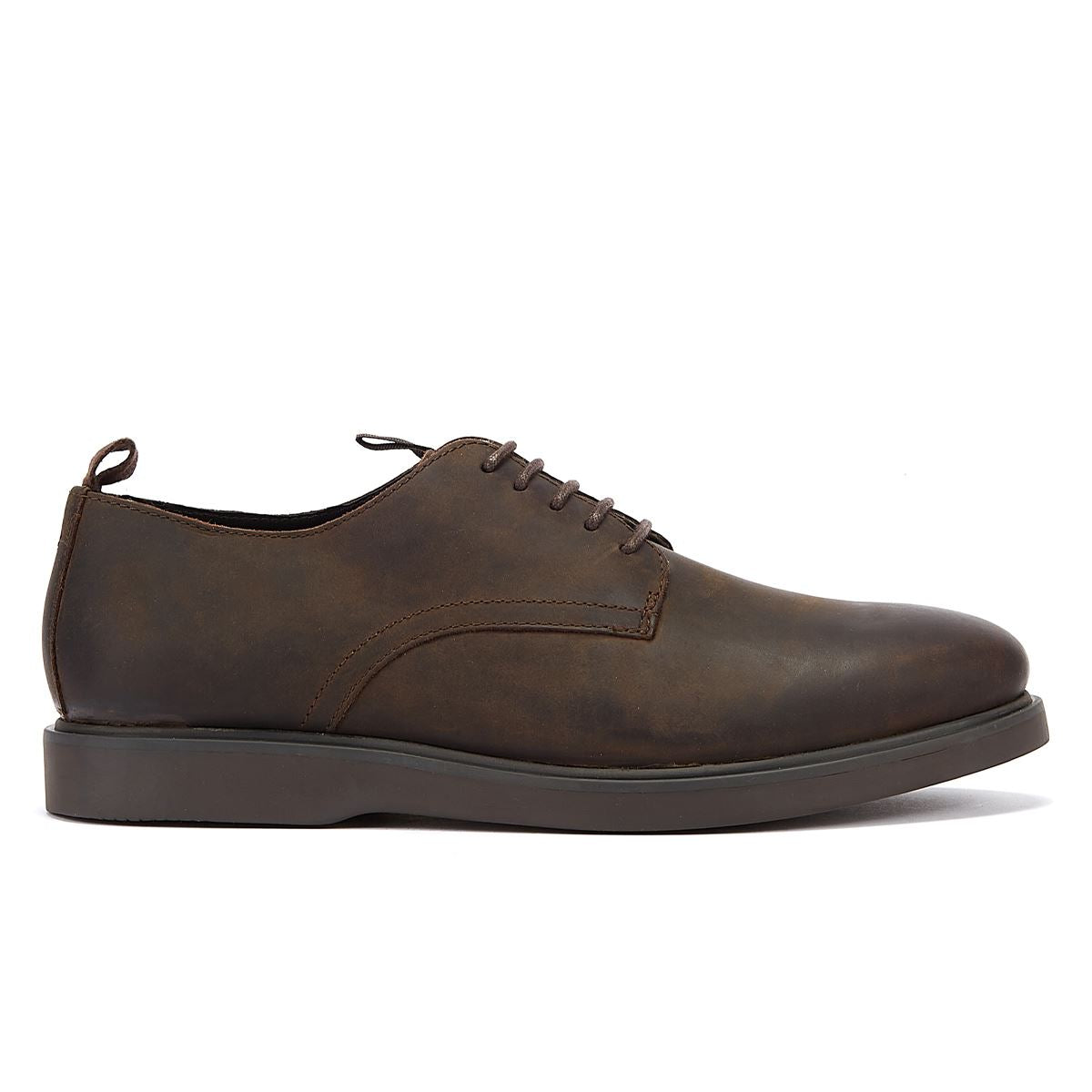 Hudson Barnstable Crazy Leather Men's Brown Lace-Up Shoes