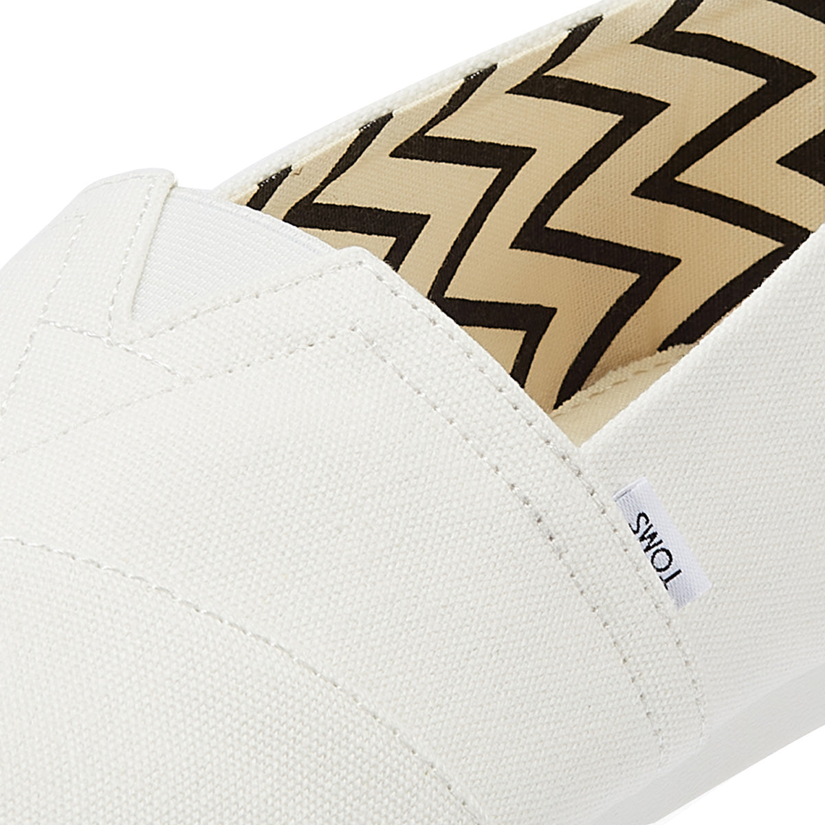 TOMS Alpargata Cotton Canvas Mens White Espadrilles