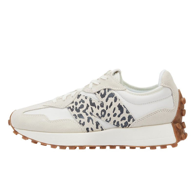 New Balance 327 Animal Print Sea Salt Women's White Sneaker