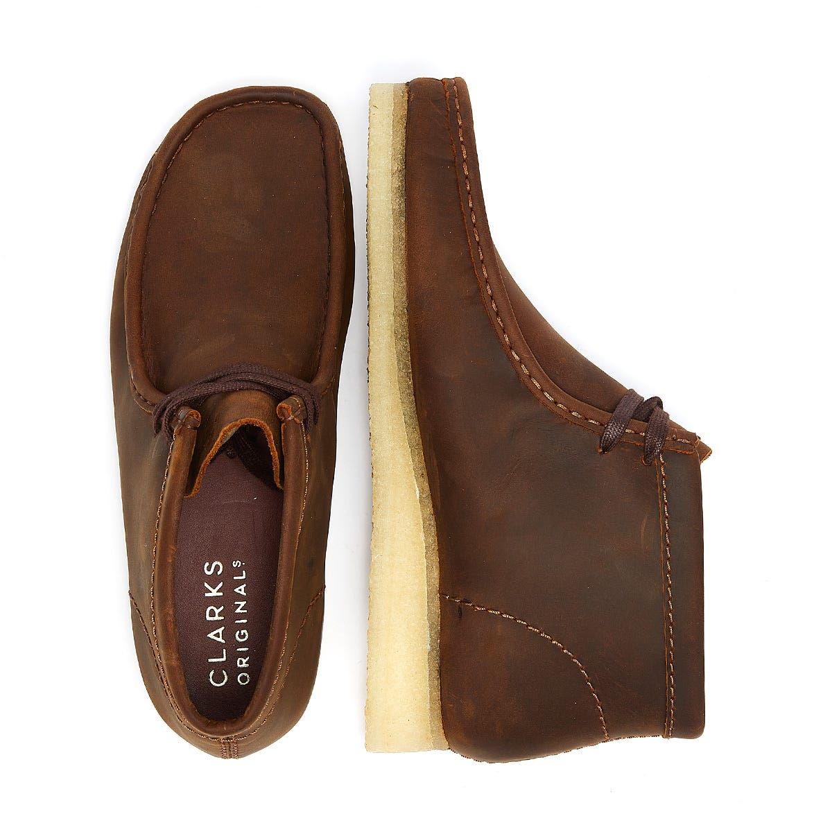 Clarks Wallabee Beeswax Men's Brown Boots