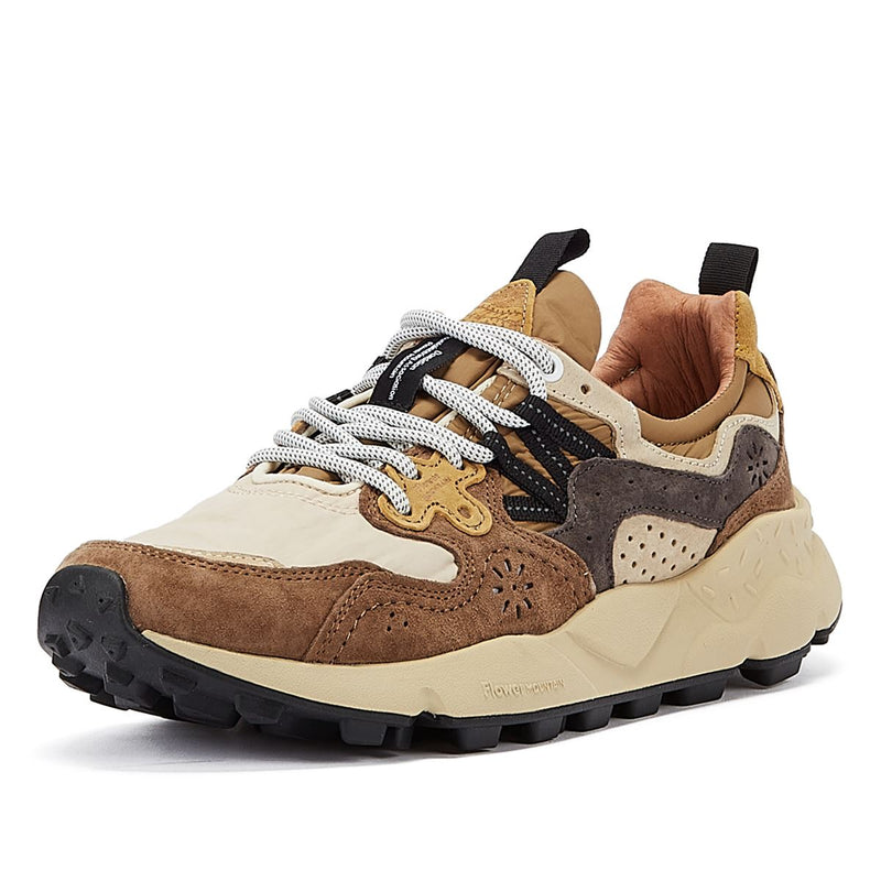 Flower Mountain Yamano 3 Suede/Nylon Men's Brown Sneakers