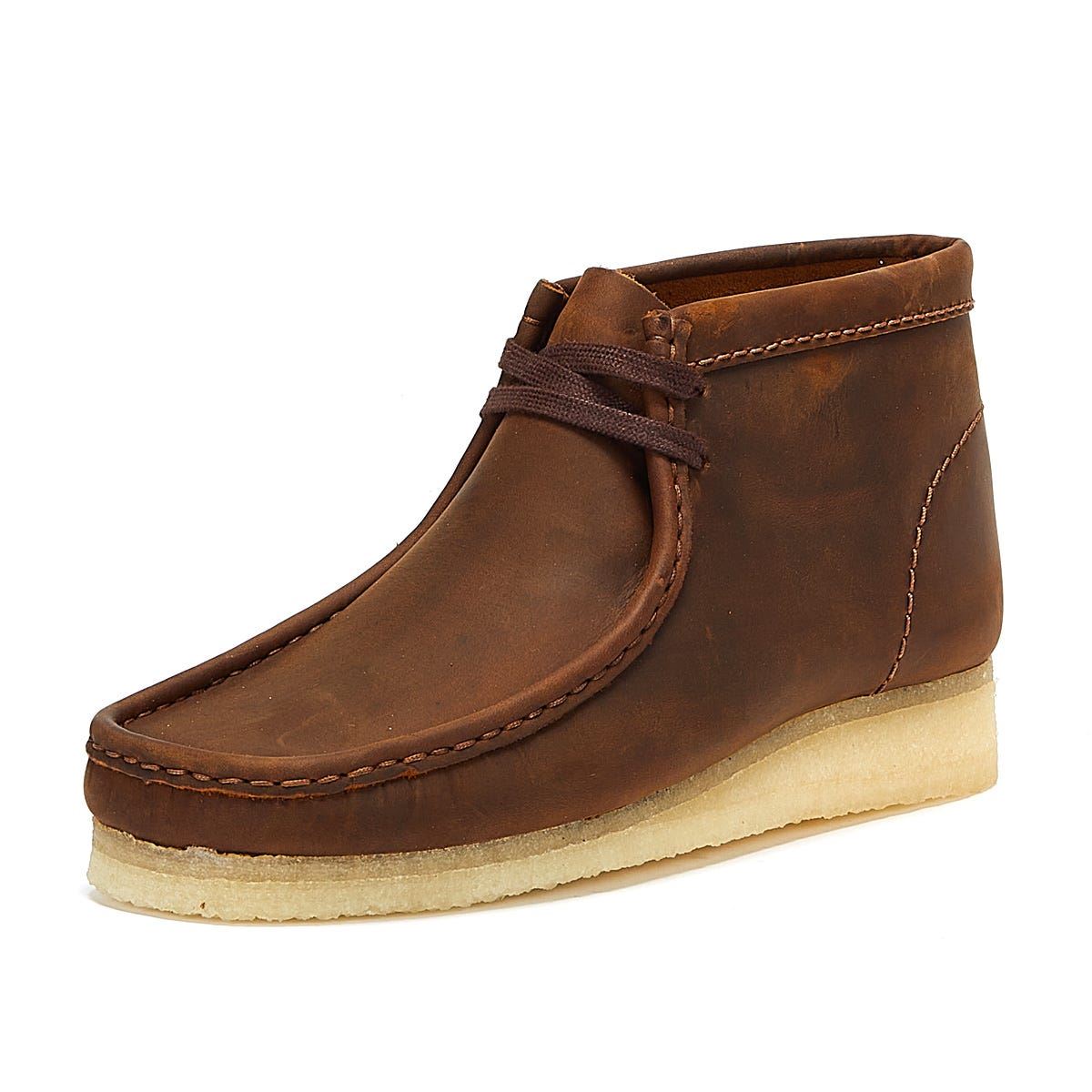 Clarks Wallabee Beeswax Men's Brown Boots