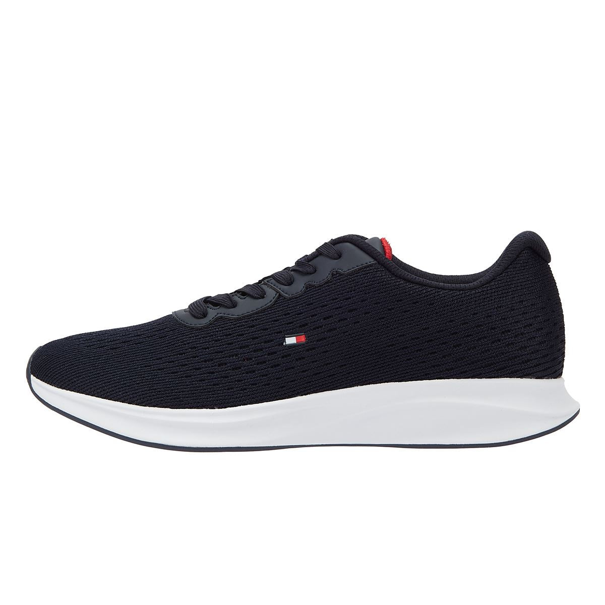 Tommy Hilfiger Light Runner Knit Flag Desert Sky Men's Black Sneakers