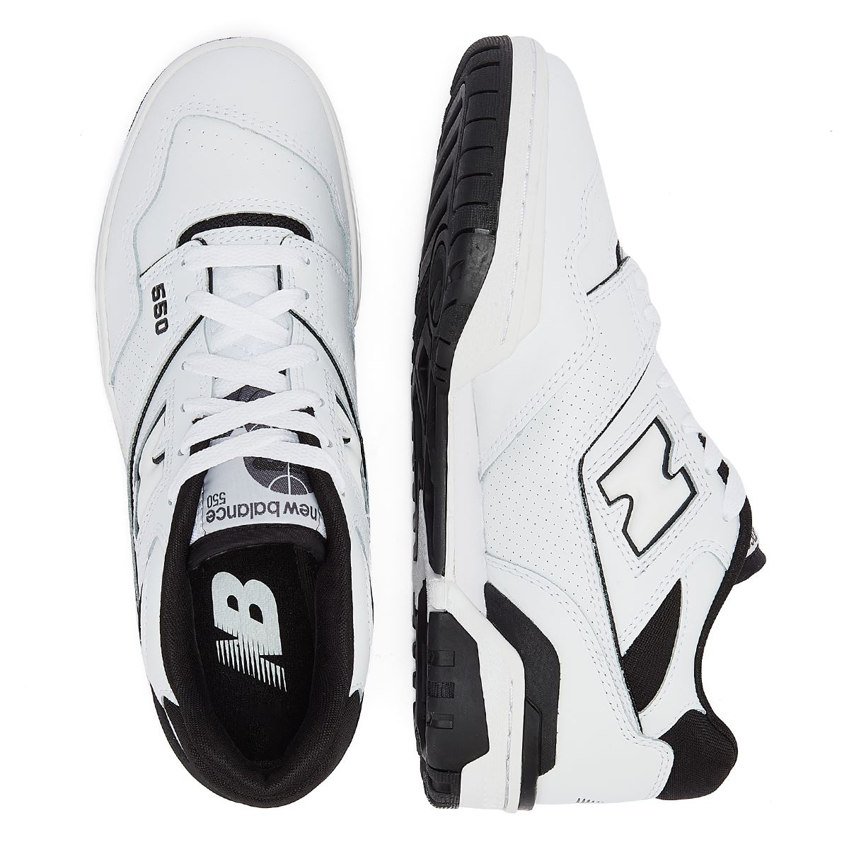 New Balance 550  White/Black Sneakers