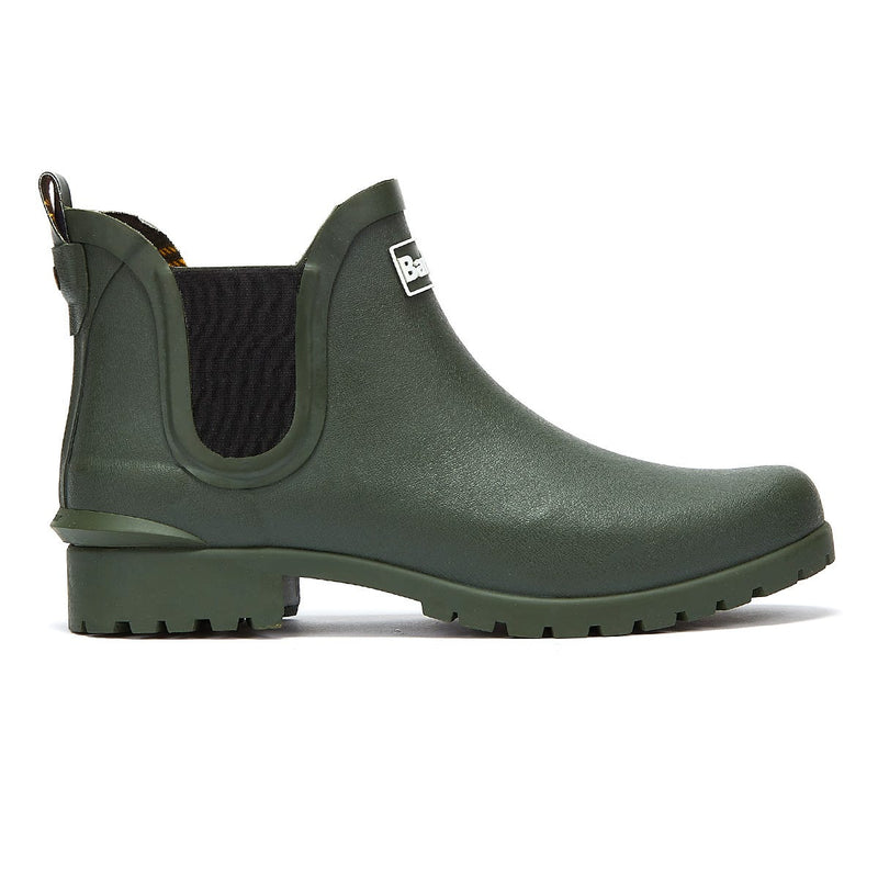 Barbour Wilton Womens Olive Green Wellies – Tower-London.US