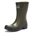 Barbour Banbury Womens Olive Green Wellies