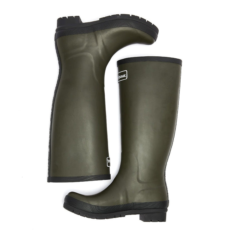 Barbour Abbey Womens Olive Green Wellies – Tower-London.US