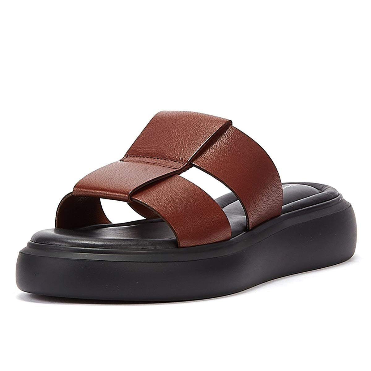 Vagabond Blenda Fish Mule Leather Cognac Women's Brown Sandal