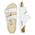 Birkenstock Arizona Birko-Flor Womens White Sandals