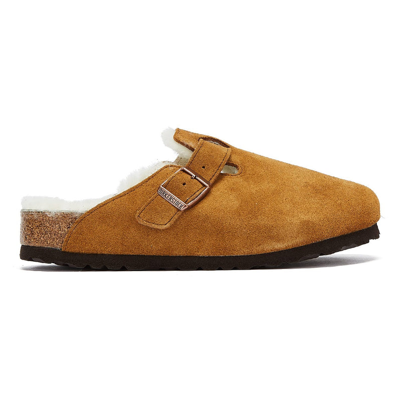 Birkenstock Boston Shearling Mink Slippers