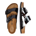 Birkenstock Arizona Birko Flor Patent Womens Black Sandals