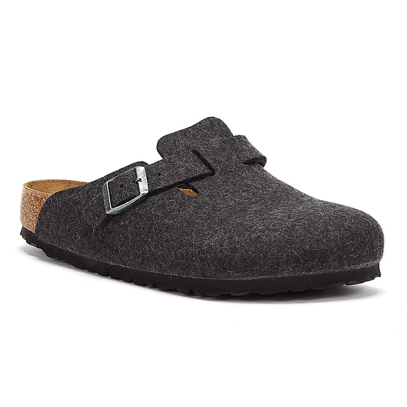 Birkenstock Boston Grey Slippers