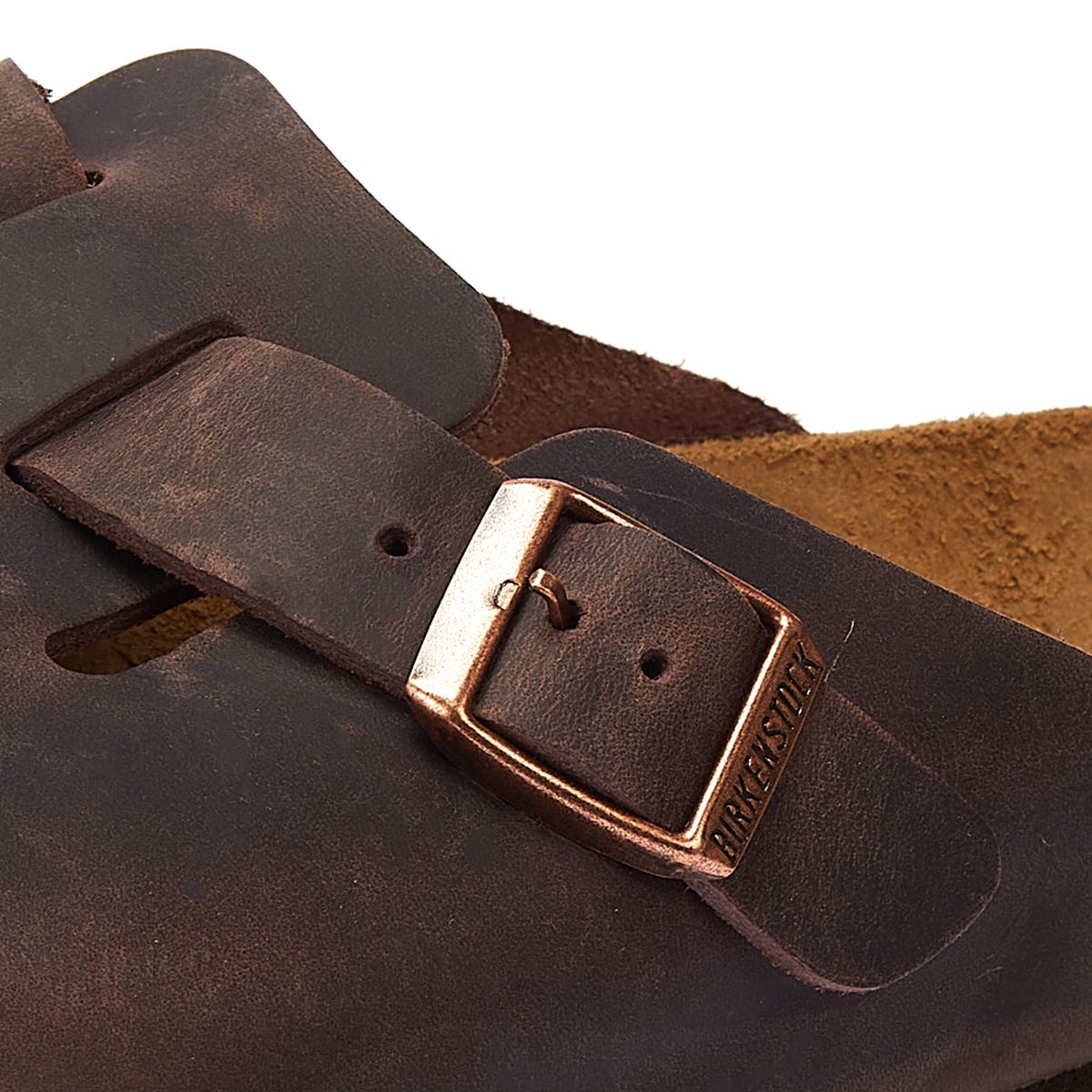 Birkenstock boston mules outlet in habana oiled leather