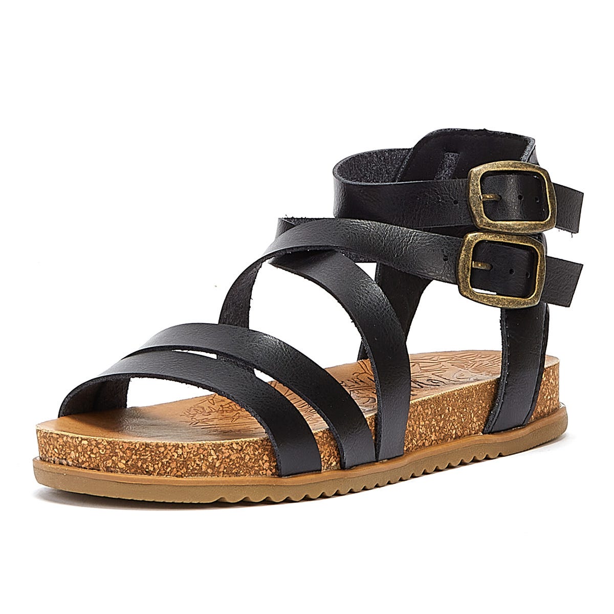 Blowfish Malibu Fandie Womens Black Sandals