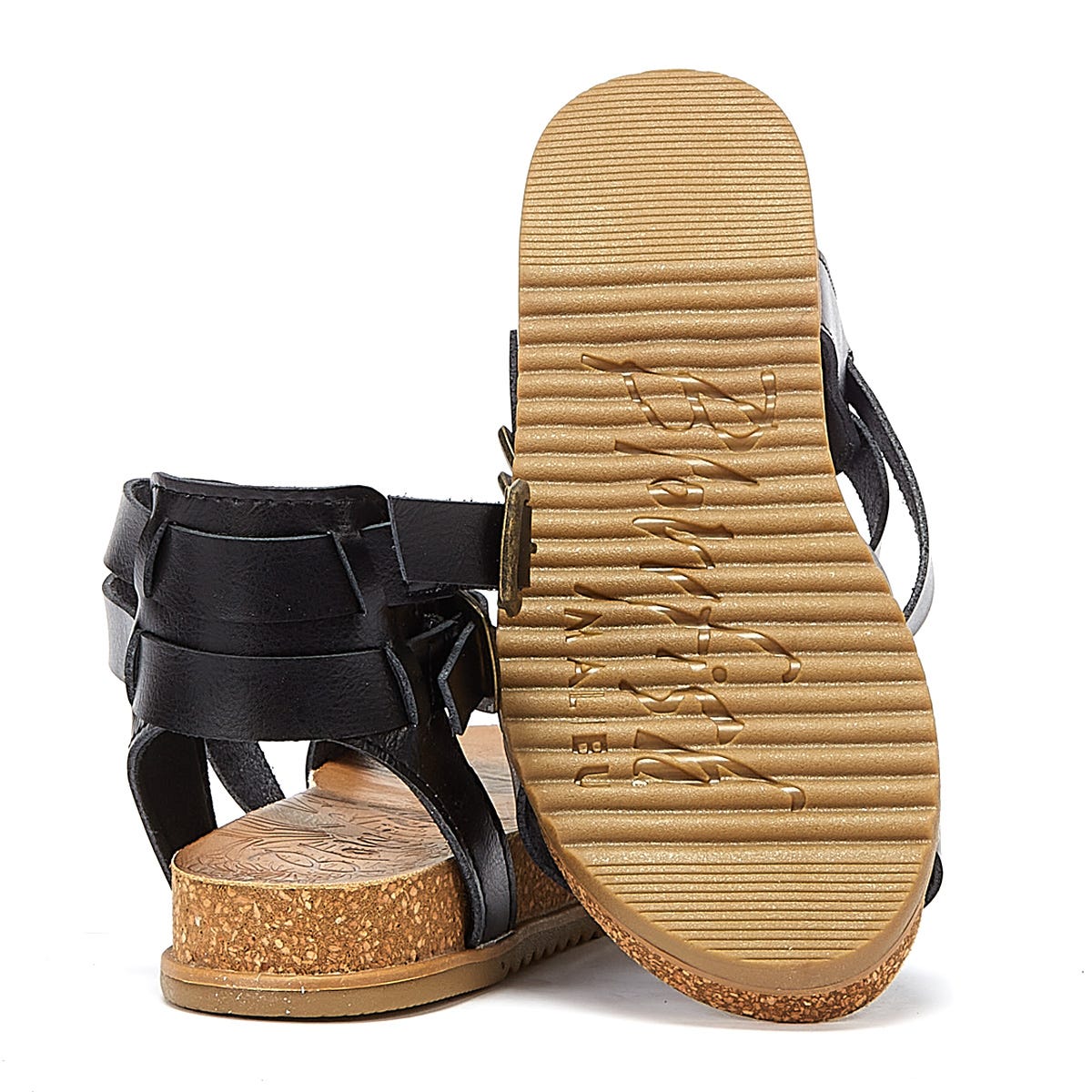 Blowfish Malibu Fandie Womens Black Sandals