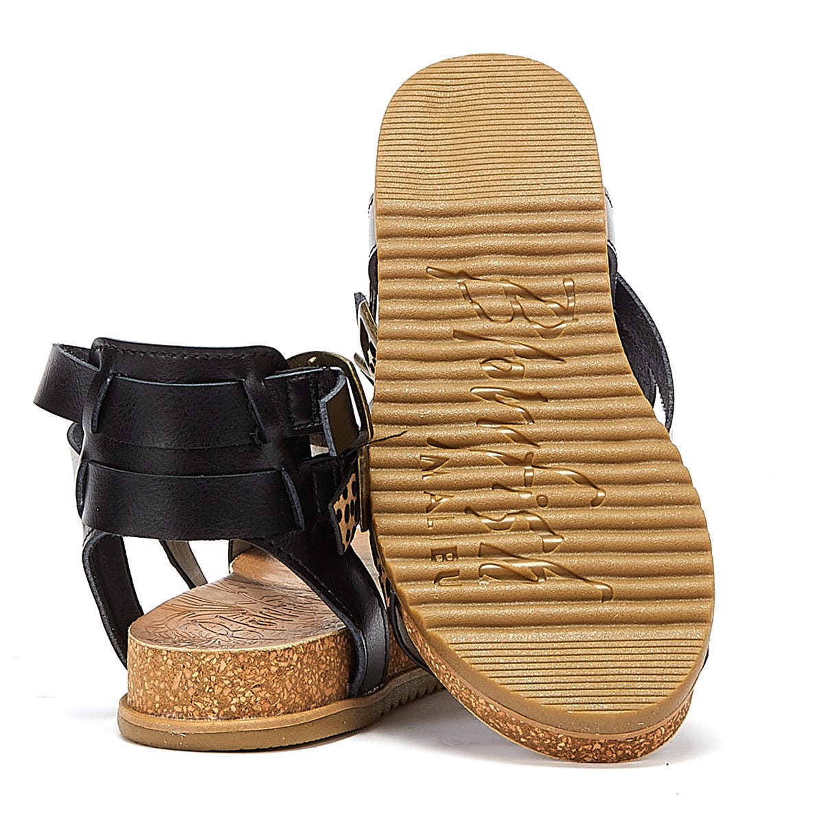 Blowfish Malibu Fandie Womens Leopard / Black Sandals