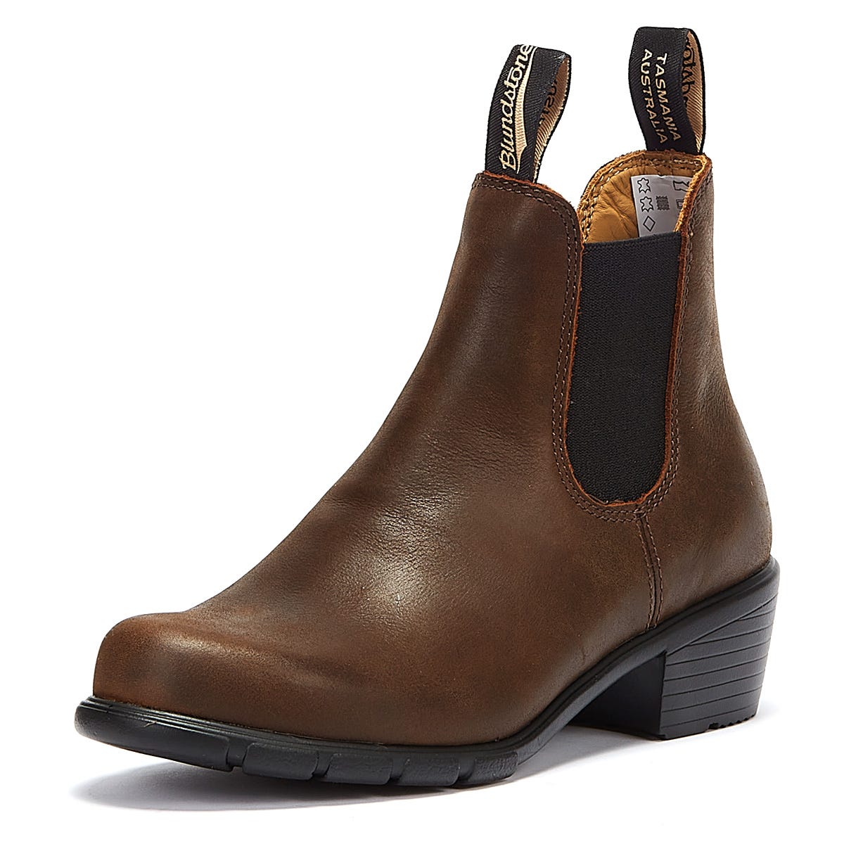 Blundstone Chelsea Heel Womens Brown Boots