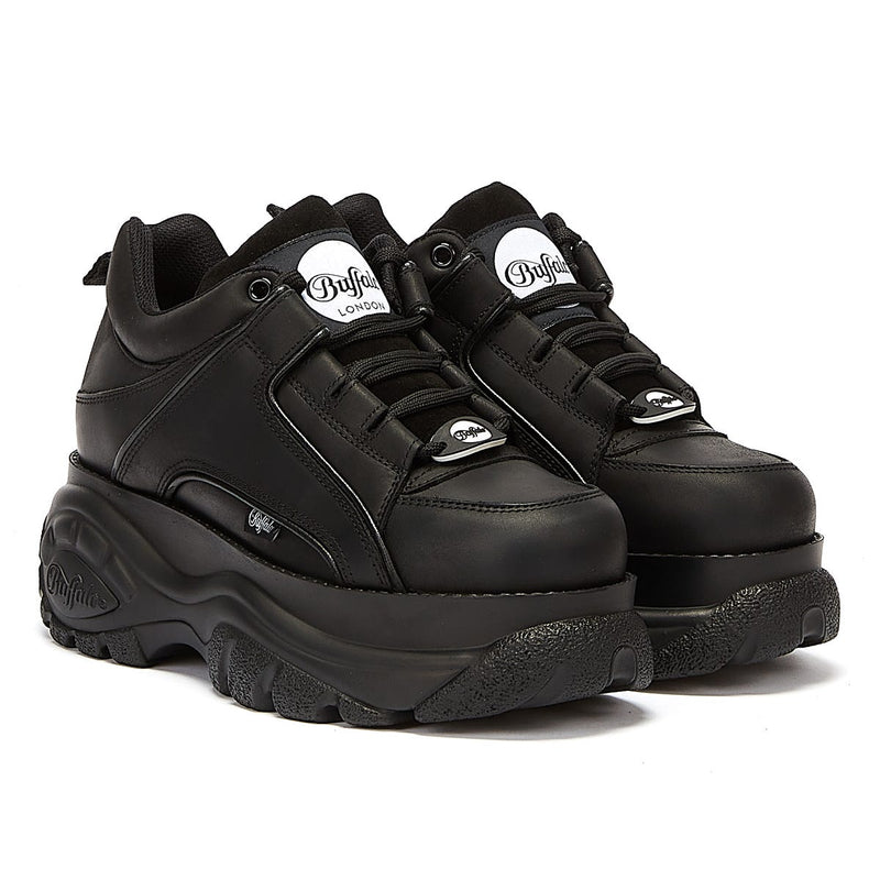 Buffalo London 1339-14 Womens Black Sneakers