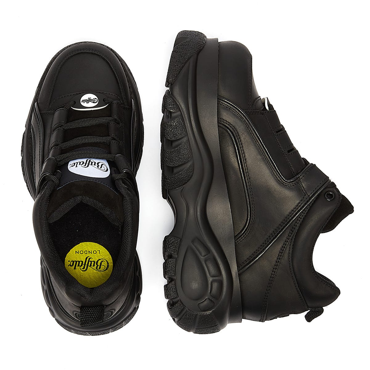 Buffalo London 1339-14 Womens Black Sneakers