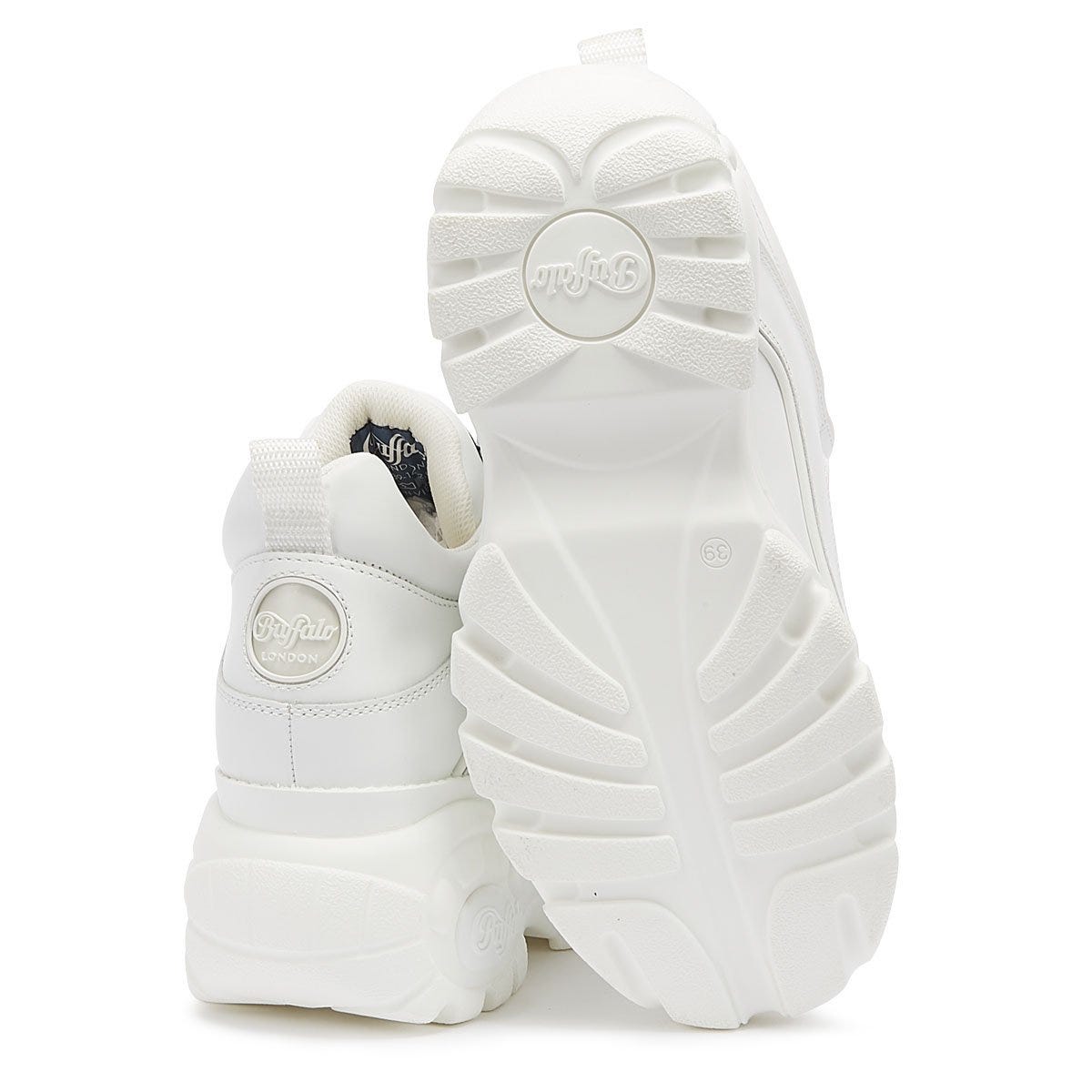 Buffalo London 1339-14 Womens White Sneakers