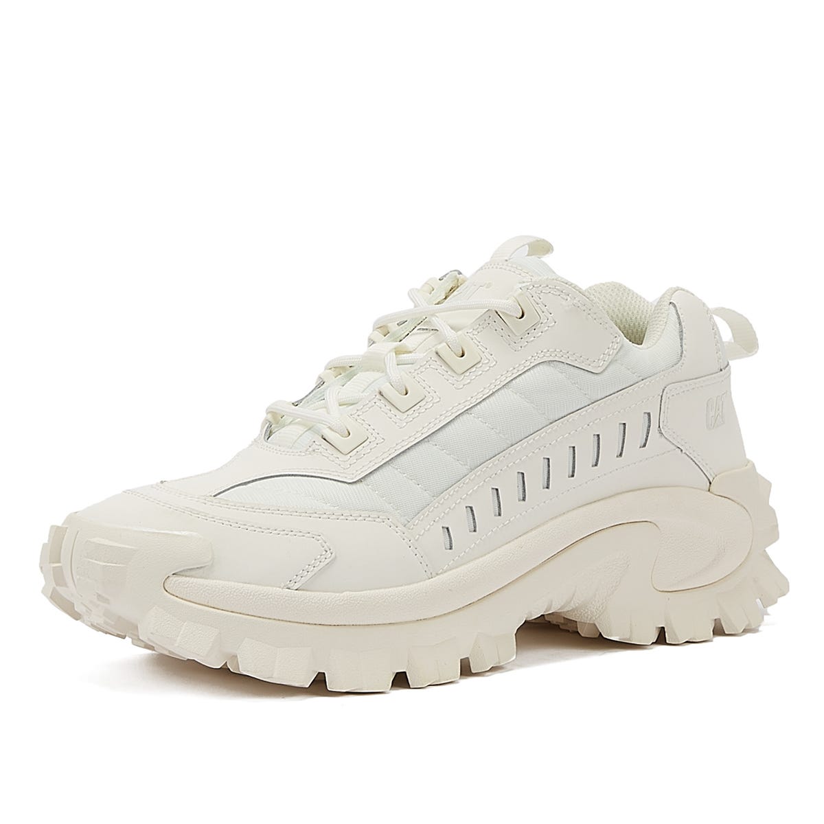 Cat Intruder White Sneakers