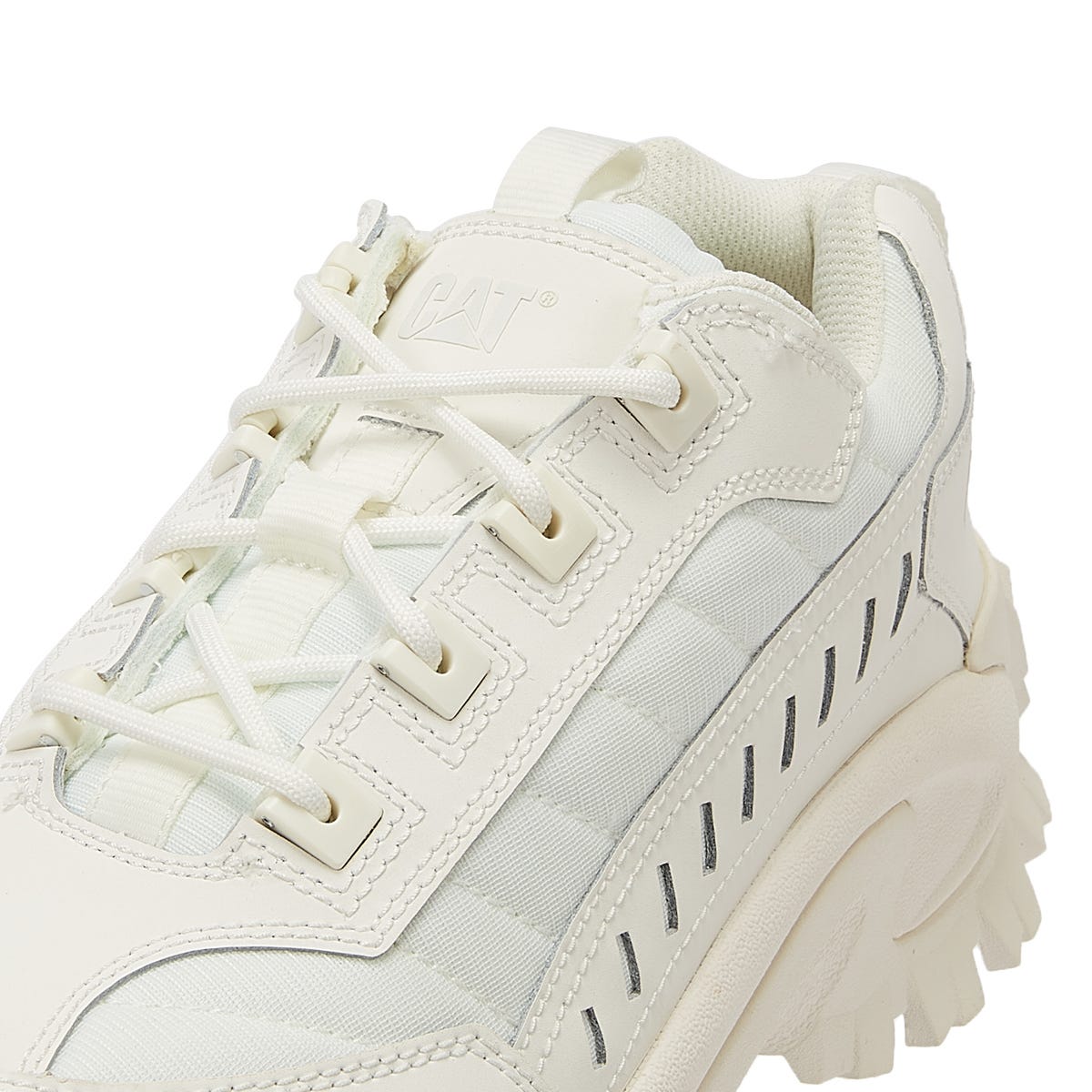Cat Intruder White Sneakers