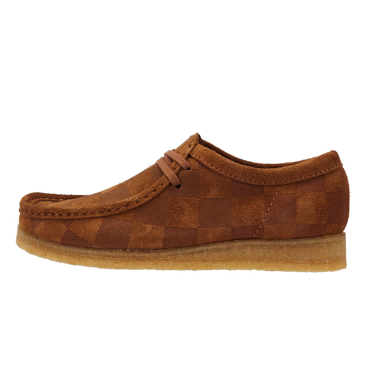 Clarks Originals Wallabee Check Men's Brown Lace-Up Shoes