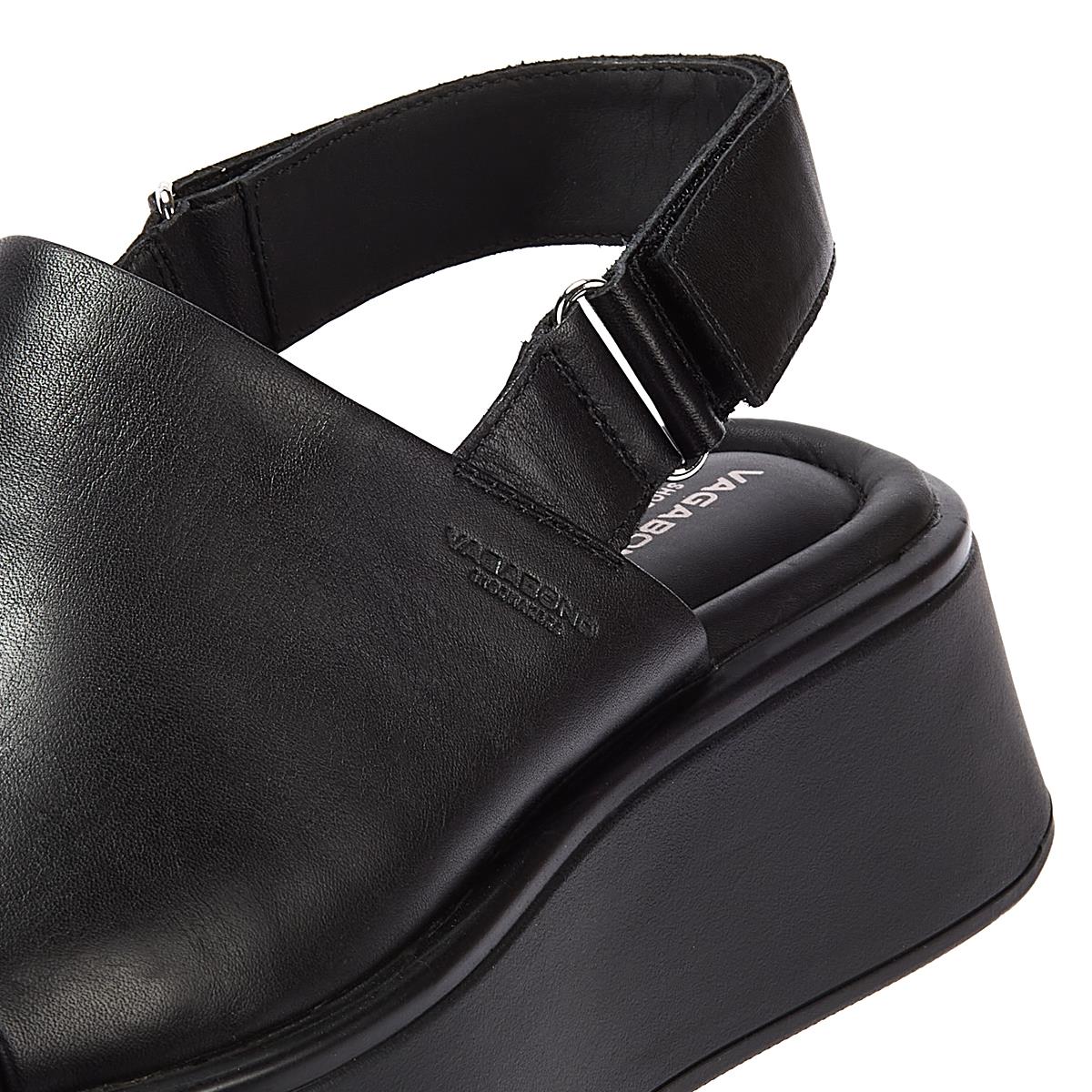 Vagabond Courtney Mule Slingback Women's Black Sandal