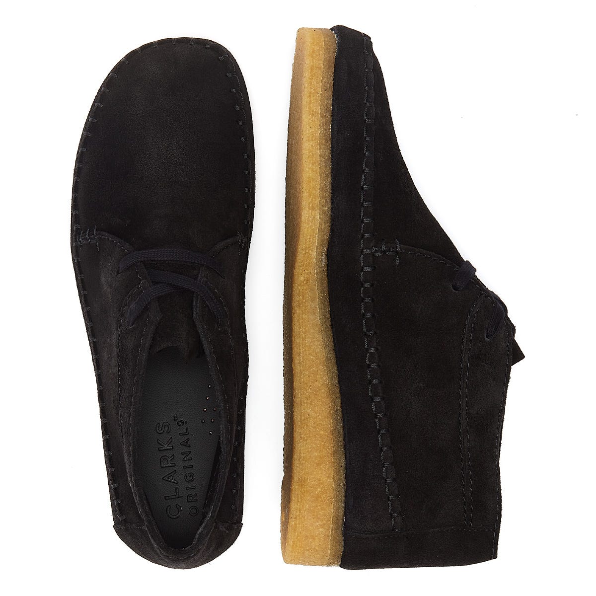 Clarks Originals Weaver Suede Mens Black Boots