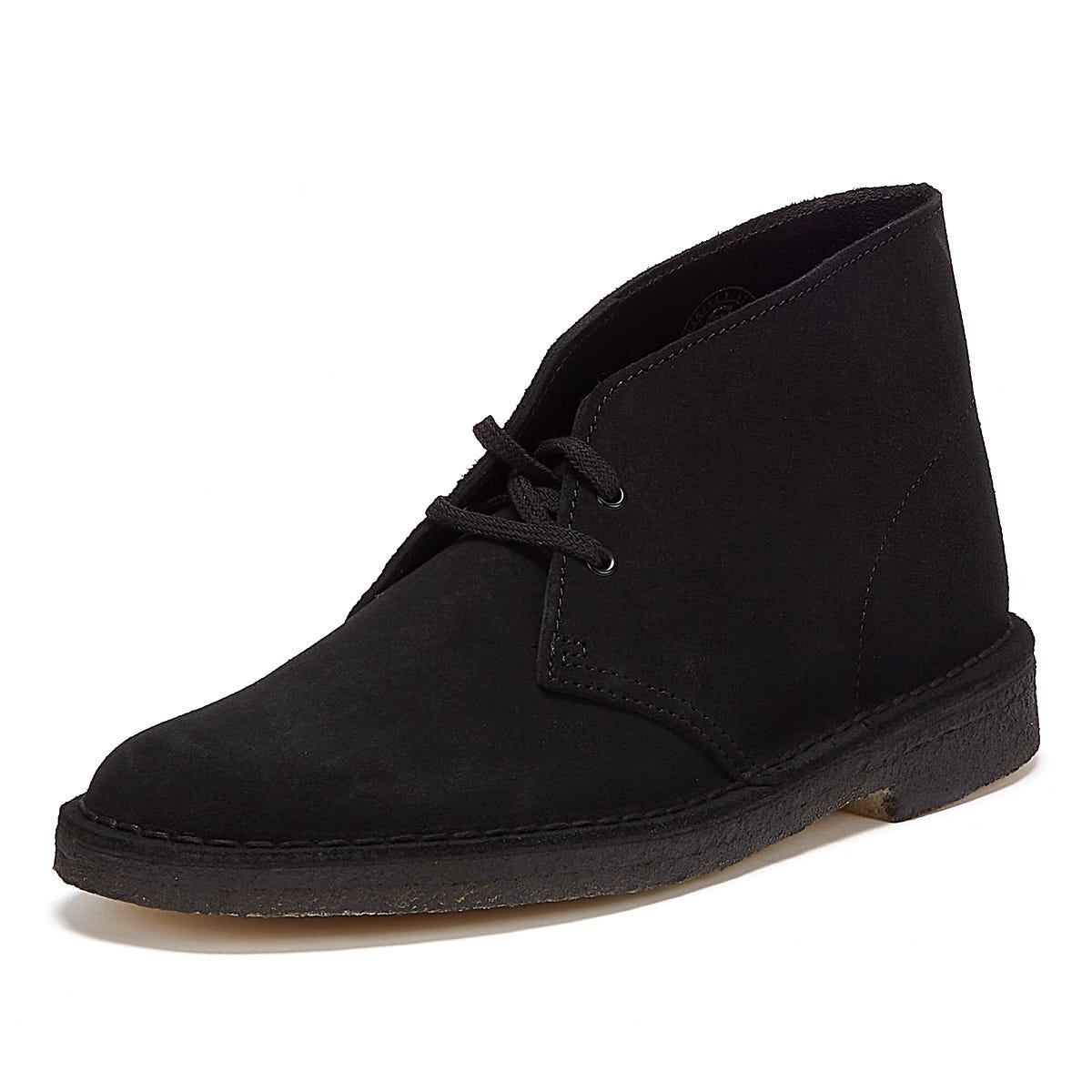 Clarks Originals Desert Suede Mens Black Boots