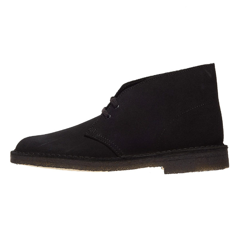 Clarks Originals Desert Suede Mens Black Boots