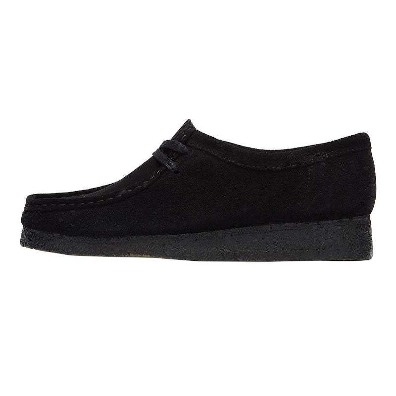 Clarks Originals Wallabee Suede Womens Black Shoes – Tower-London.US