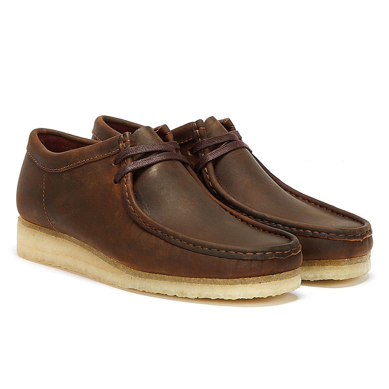 Clarks Originals Wallabee Leather Mens Brown Shoes – Tower-London.US