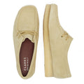 Clarks Originals Wallabee Suede Womens Beige Shoes