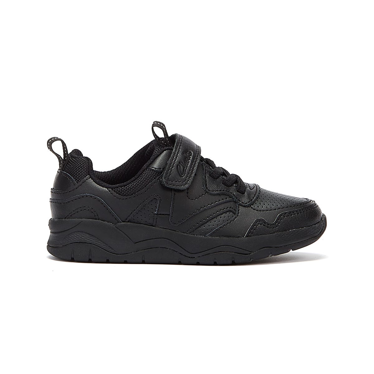 Clarks Cloweder Sprint Junior Black Sneakers