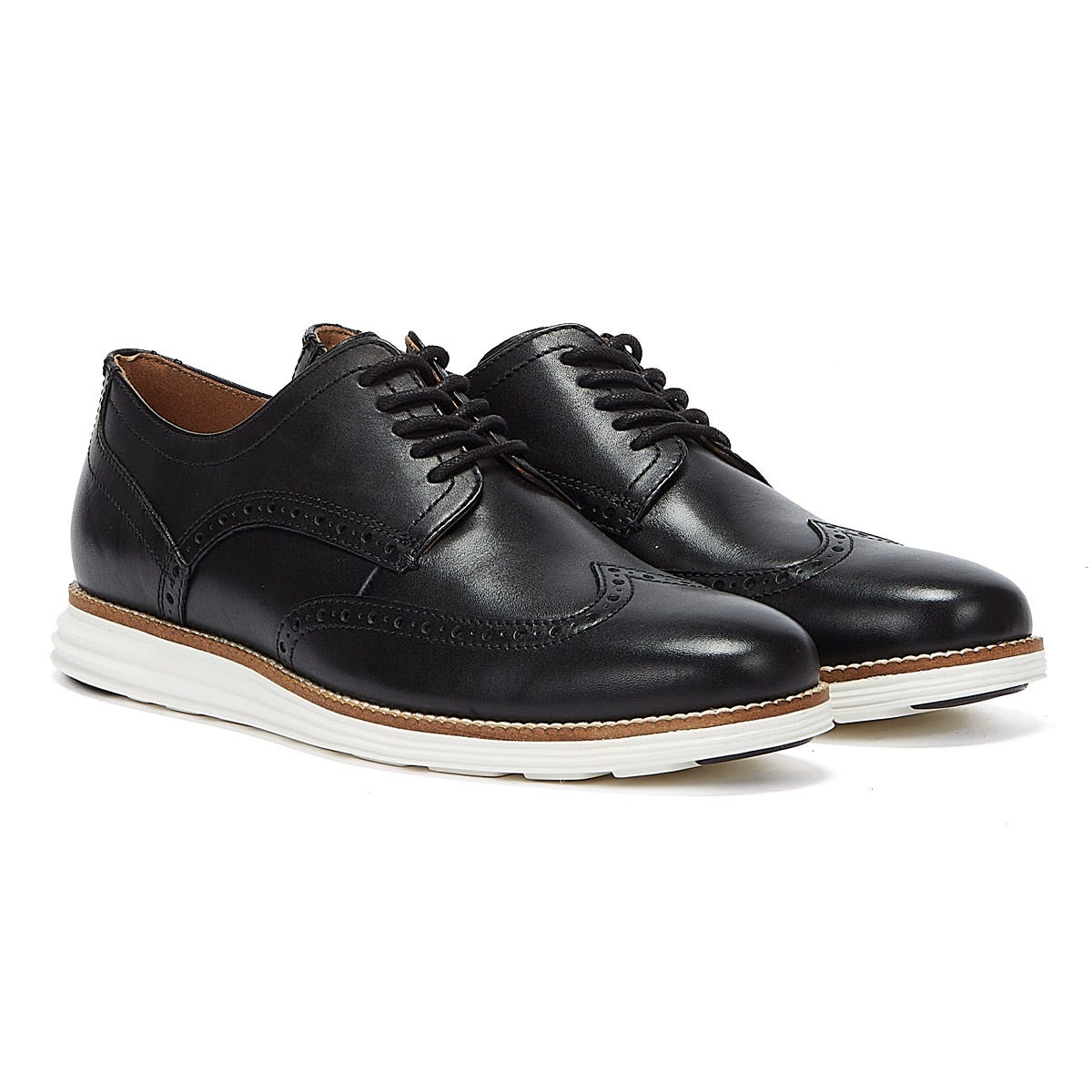 Cole Haan OriginalGrand Wingtip Oxford Mens Black Shoes – Tower 