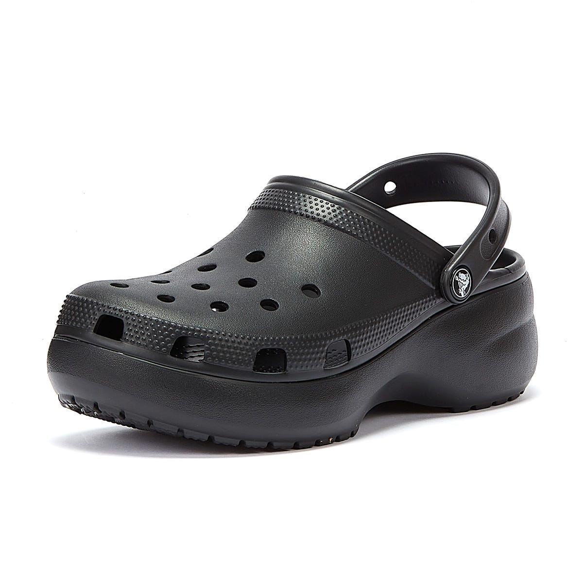 Crocs Classic Platform Womens Black Clogs
