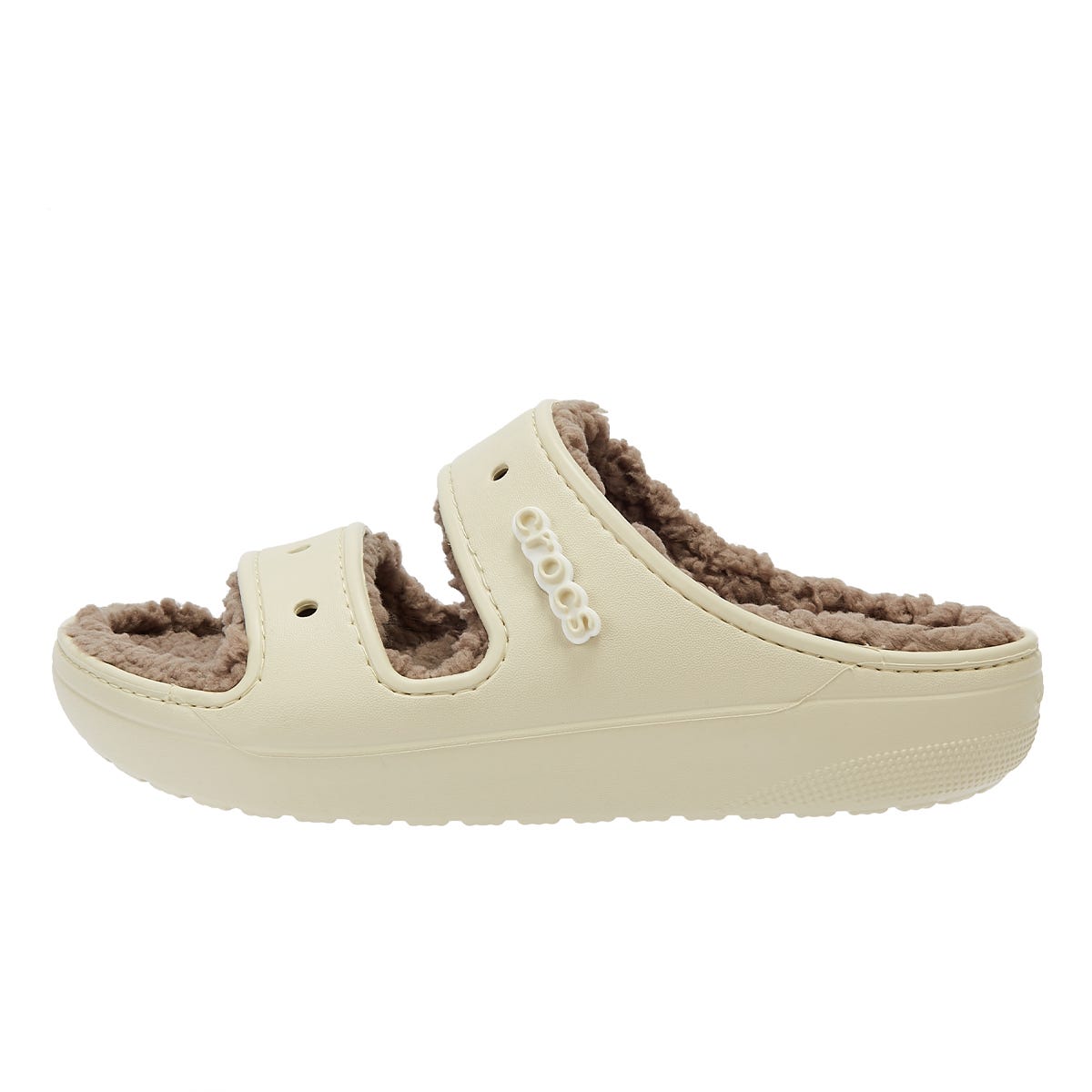 Crocs Classic Cozzzy Womens Bone / Mushroom Sandals