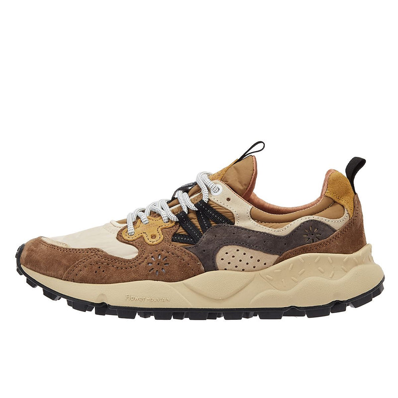 Flower Mountain Yamano 3 Suede/Nylon Men's Brown Sneakers