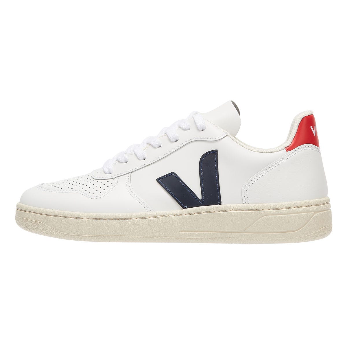 Veja V-10  Womens Extra White / Nautico Pekin Sneakers